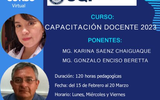CURSO: CAPACITACIÓN DOCENTE 2023