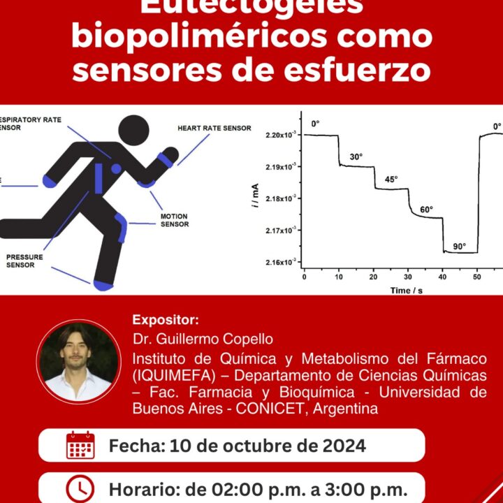 Exposición: Eutectogeles biopoliméricos como sensores de esfuerzo!